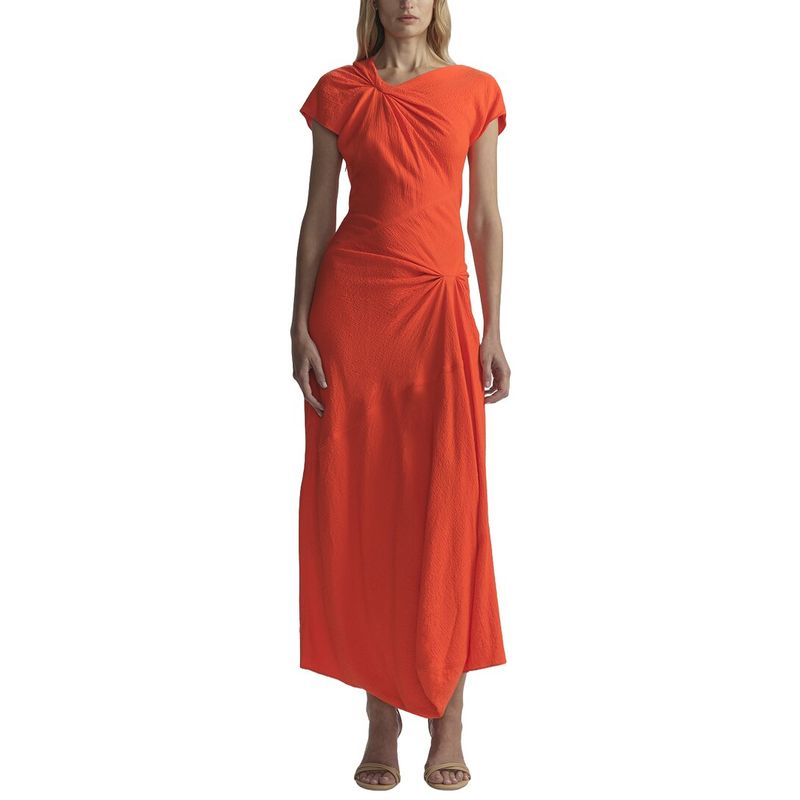 A.L.C. Womens Willa Maxi Dress, Red
